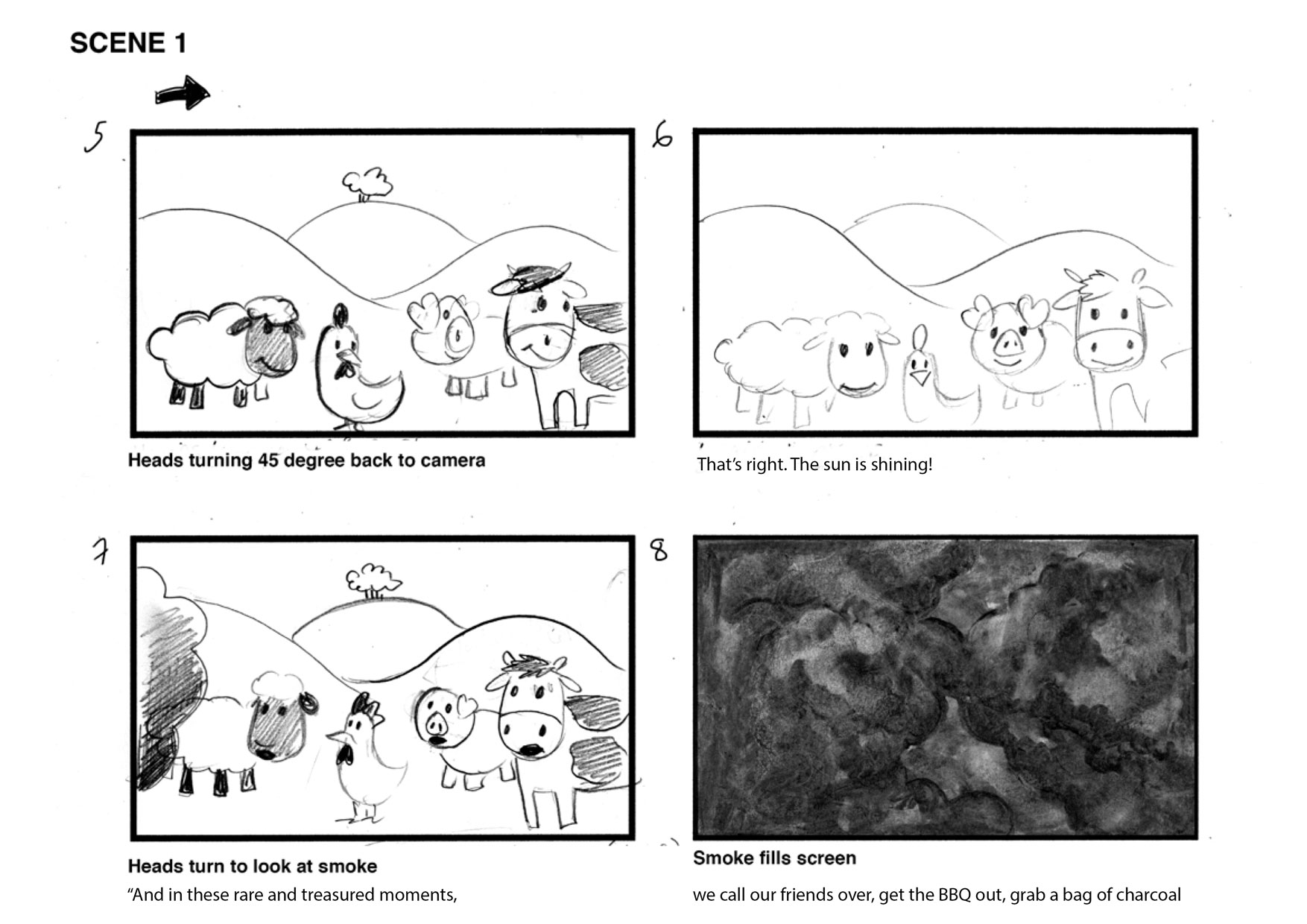Oxford Charcoal Storyboard 1